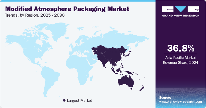 Modified Atmosphere Packaging Market Trends, by Region, 2025 - 2030